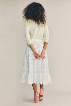 LoveShackFancy Skirts Donna Midi Skirt