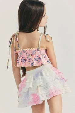 LoveShackFancy Girls Billie Skirt