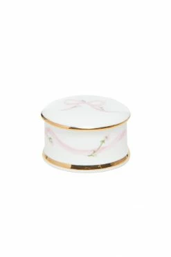 LoveShackFancy Bow Small Round Box