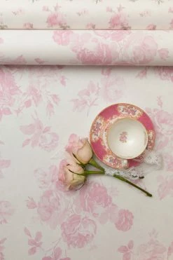 LoveShackFancy Everblooming Rosettes Wallpaper Home Decor