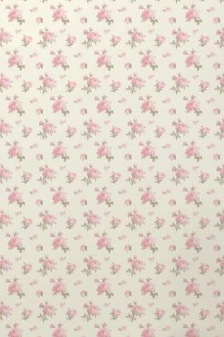 LoveShackFancy Home Decor Ikat Rose Wallpaper