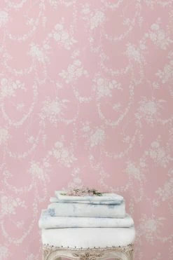 LoveShackFancy Chandelier Gates Wallpaper - EASTER PINK