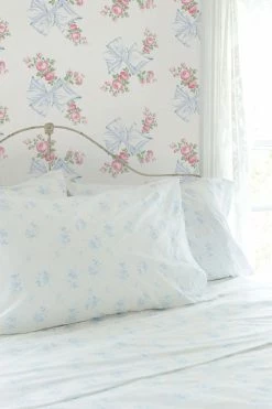 LoveShackFancy Home Decor Rosa Beaux Wallpaper
