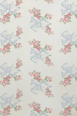LoveShackFancy Home Decor Rosa Beaux Wallpaper
