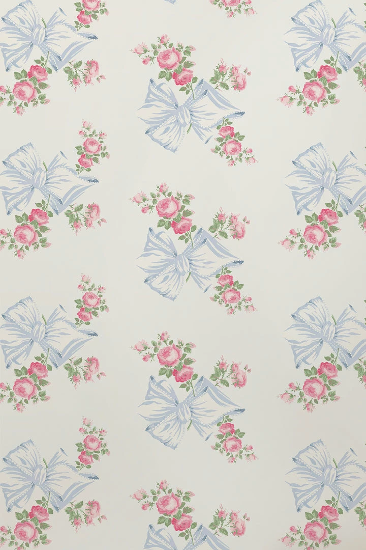 LoveShackFancy Home Decor Rosa Beaux Wallpaper