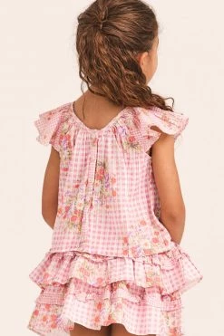 LoveShackFancy Girls Billie Skirt Little Girls