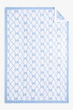 LoveShackFancy Bow Throw Blanket New Arrivals