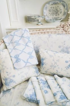 LoveShackFancy Bow Throw Blanket New Arrivals