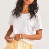 LoveShackFancy Calix Tee Tops