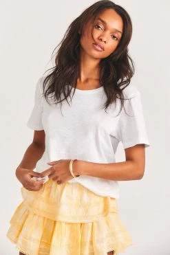 LoveShackFancy Calix Tee Tops