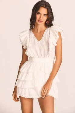 LoveShackFancy Corelli Mini Dress