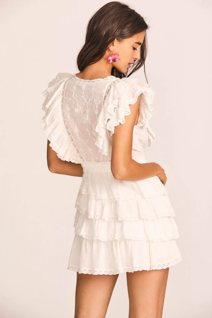 LoveShackFancy Corelli Mini Dress