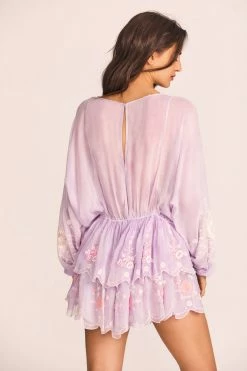 LoveShackFancy Bridgely Mini Dress