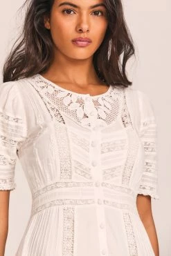 LoveShackFancy Kylen Victorian Maxi Dress