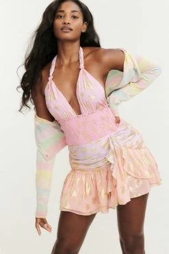 LSF Cambria Halter Mini Dress