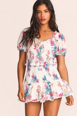LoveShackFancy Jarrah Mini Dress Dresses