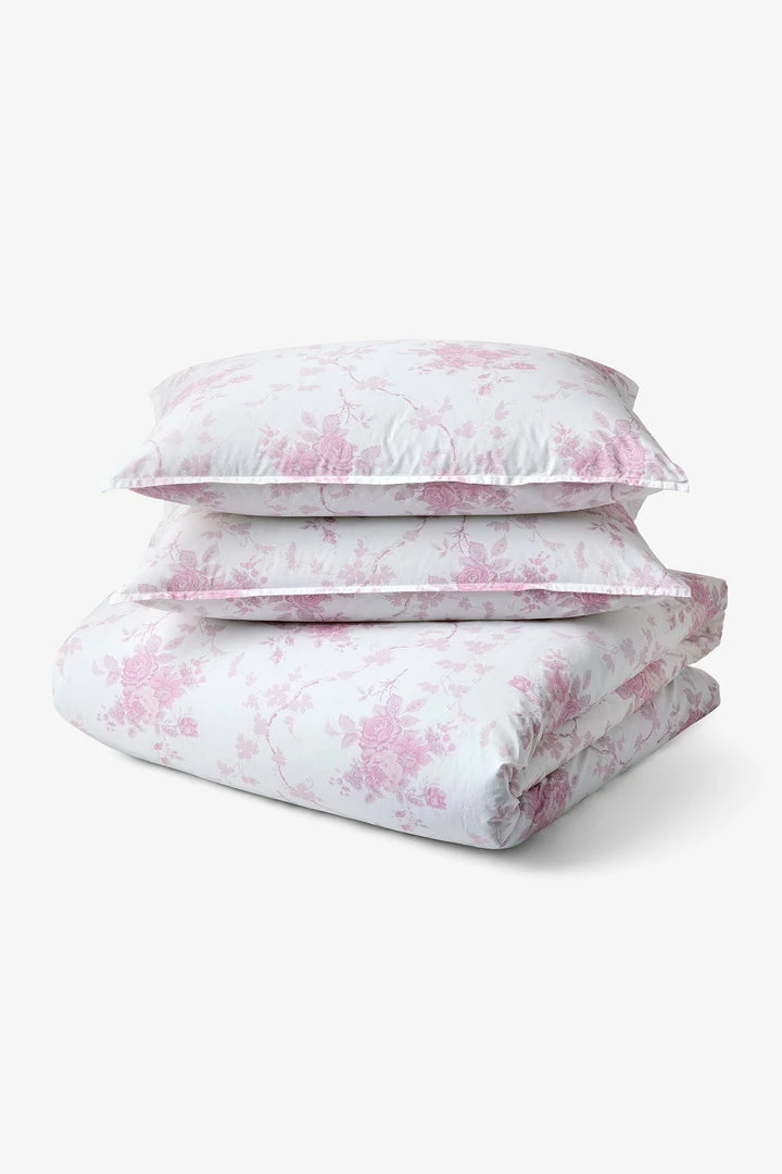 LoveShackFancy La Vie En Rose Duvet Cover & Sham Set