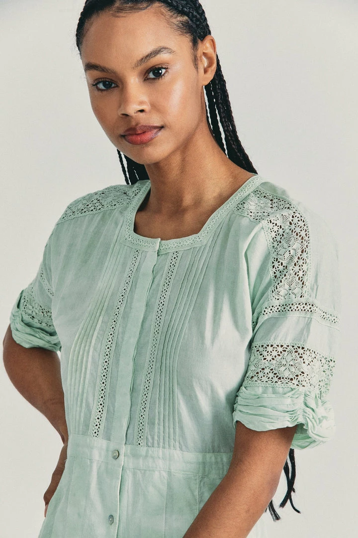 LoveShackFancy Edie Midi Dress