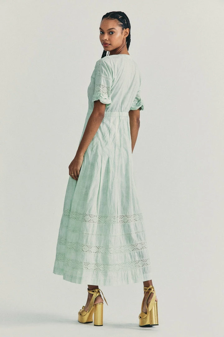LoveShackFancy Edie Midi Dress