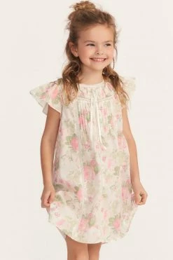 LSF Girls Flutter Sleeve Gown