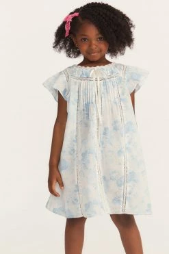 LSF Girls Flutter Sleeve Gown