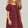 LoveShackFancy Girls Plaid Holly Dress Little Girls