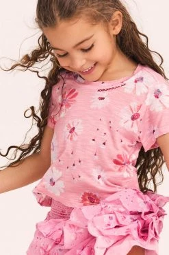 LoveShackFancy Girls Mini Calix Tee
