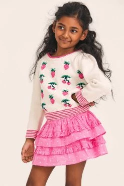 LoveShackFancy Girls Daughtry Pullover Little Girls