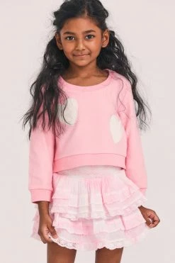 LoveShackFancy Little Girls Girls Burkley Pullover