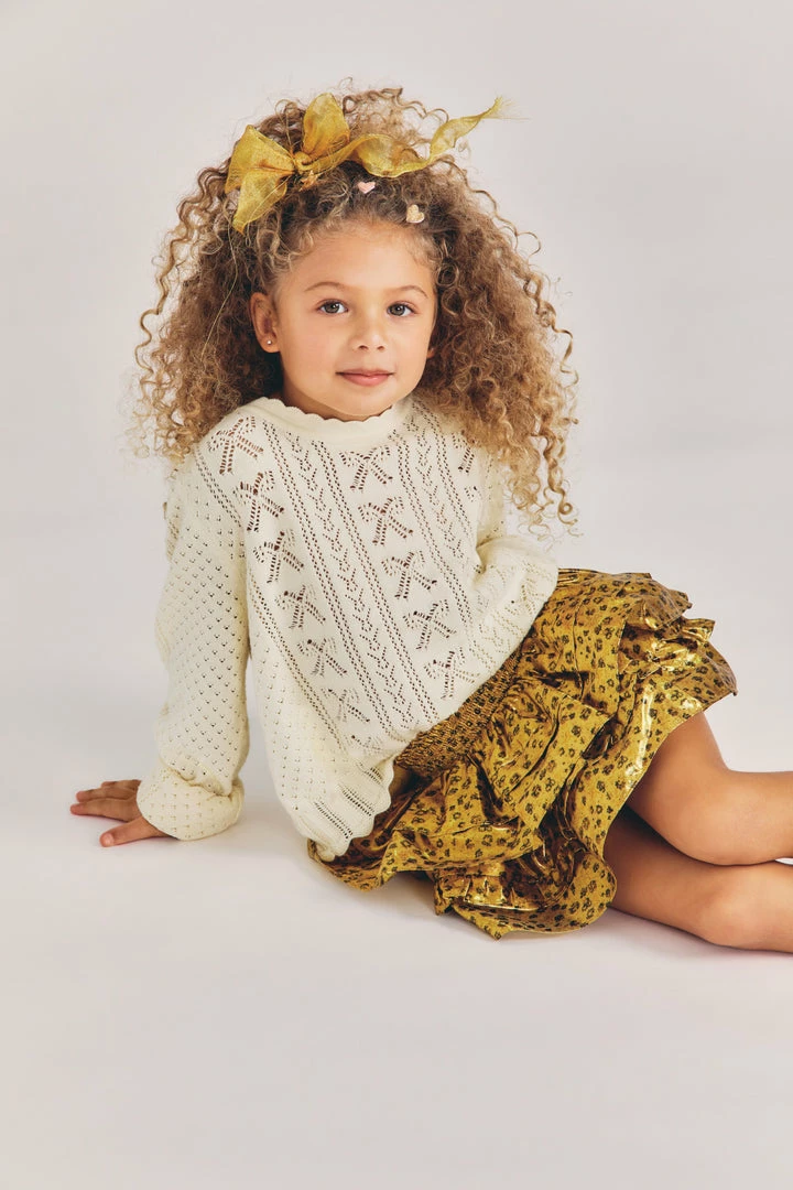 LoveShackFancy Girls Billie Skirt