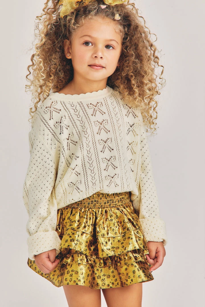 LoveShackFancy Girls Billie Skirt