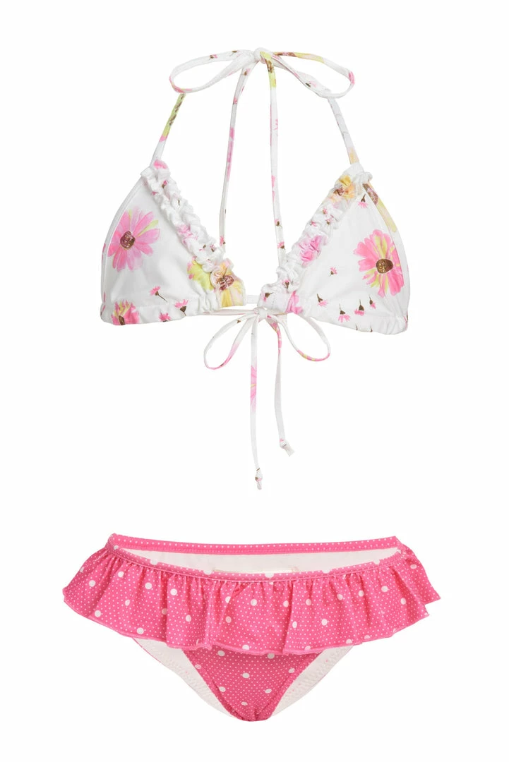 LoveShackFancy Little Girls Girls Mini Harbor Bikini Set