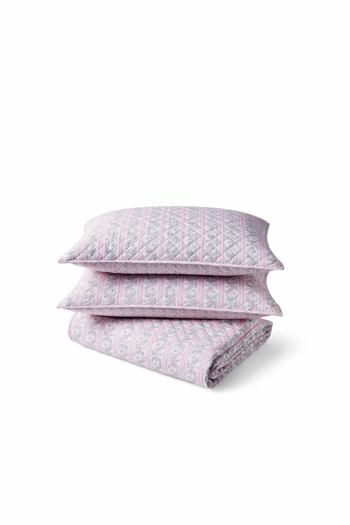 LSF Bedding Marigold Wreath Quilt And Sham Set