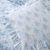 LoveShackFancy Bedding Ruffle Throw Pillow - ICY WATERS
