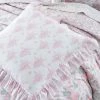 LoveShackFancy Ruffle Throw Pillow - SUNRISE KISS PINK Bedding