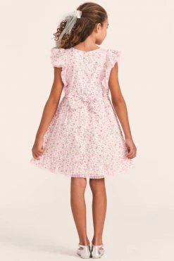LoveShackFancy X American Girl Girls Floral Flutter Day Dress