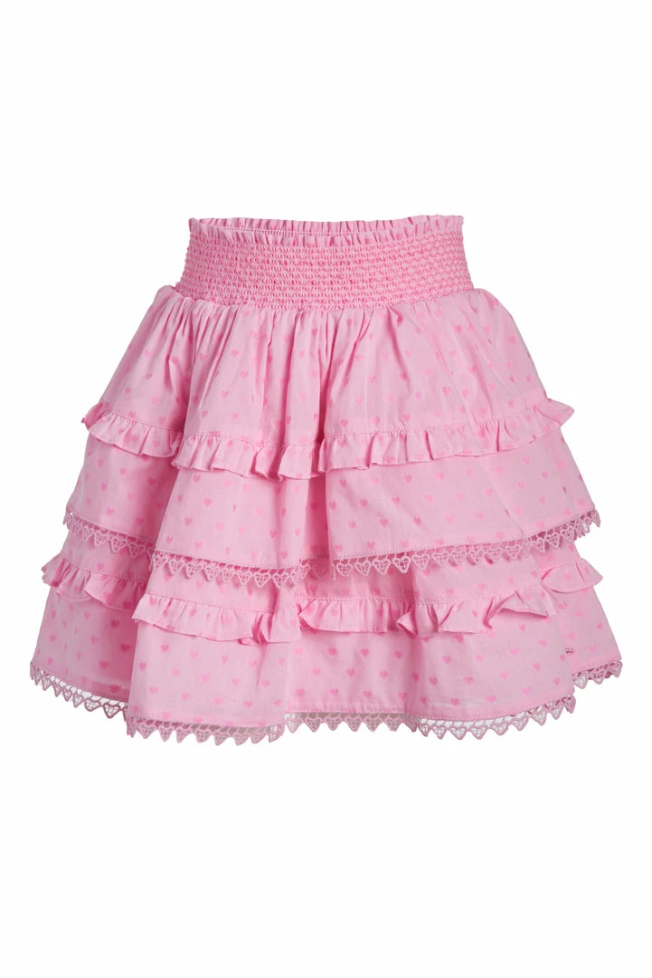 LoveShackFancy X American Girl Girls Rosy Ruffle Billie Skirt