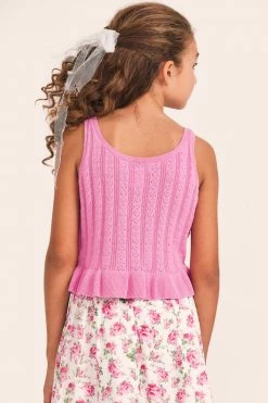 LoveShackFancy X American Girl Girls Garden Party Peplum Top