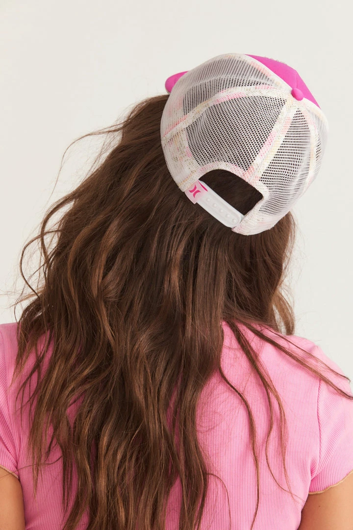 LSF LoveShackFancy X Hurley Rhinestone Trucker Hat The Vacation Edit