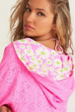 LSF LoveShackFancy X Hurley Cropped Zip-up Hoodie