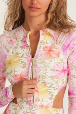 LSF Swim LoveShackFancy X Hurley Long Sleeve Surf Suit