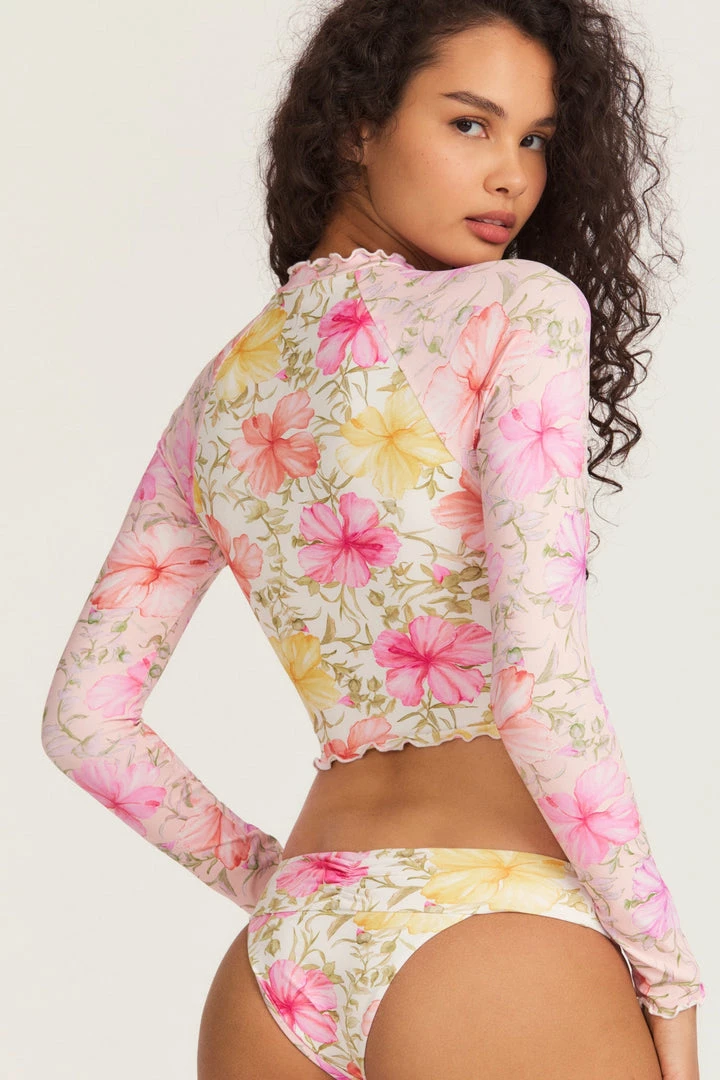 LSF LoveShackFancy X Hurley Cropped Rashguard