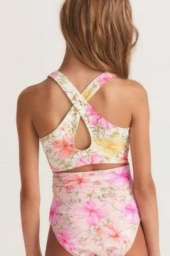 LSF Mommy & Me LoveShackFancy X Hurley Girls One Piece Swimsuit