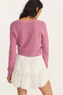 LoveShackFancy Janie Cropped Cardigan