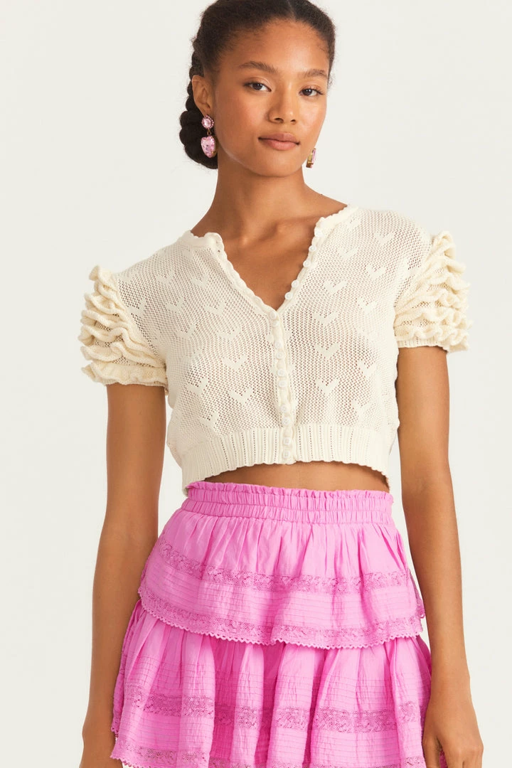 LSF Preilla Crop Cardigan