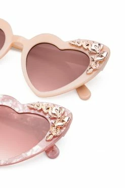 LSF Accessories Amalia Heart Sunglasses