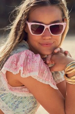 LSF Accessories Newsom Floral Sunglasses