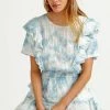 LoveShackFancy Natasha Mini Dress - PACIFIC INDIGO HAND DYE Dresses