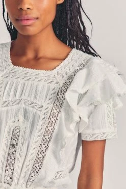 LoveShackFancy Stella Mini Dress