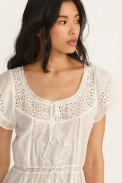 LoveShackFancy Madeline Midi Dress